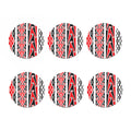 Maori Tribal Print Coaster Set