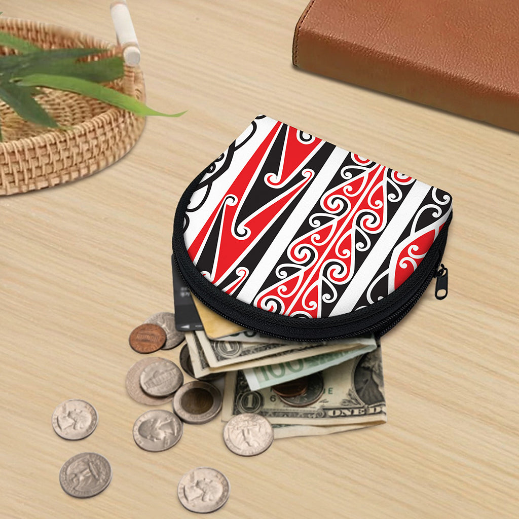 Maori Tribal Print Coin Purse