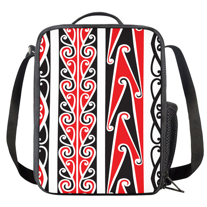 Maori Tribal Print Crossbody Lunch Bag
