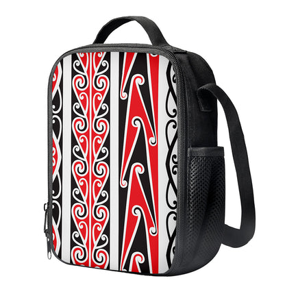 Maori Tribal Print Crossbody Lunch Bag