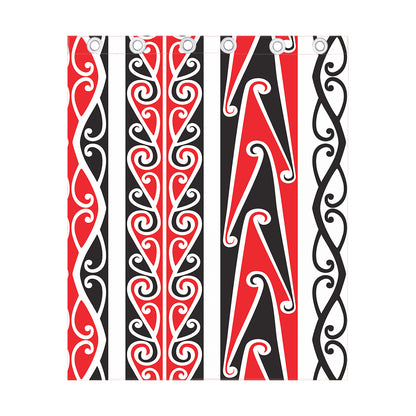 Maori Tribal Print Curtain
