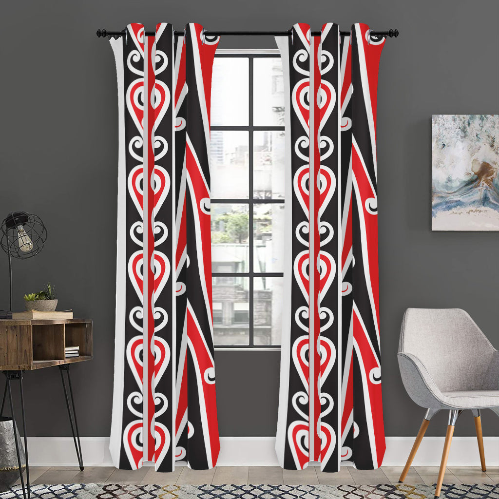 Maori Tribal Print Curtain