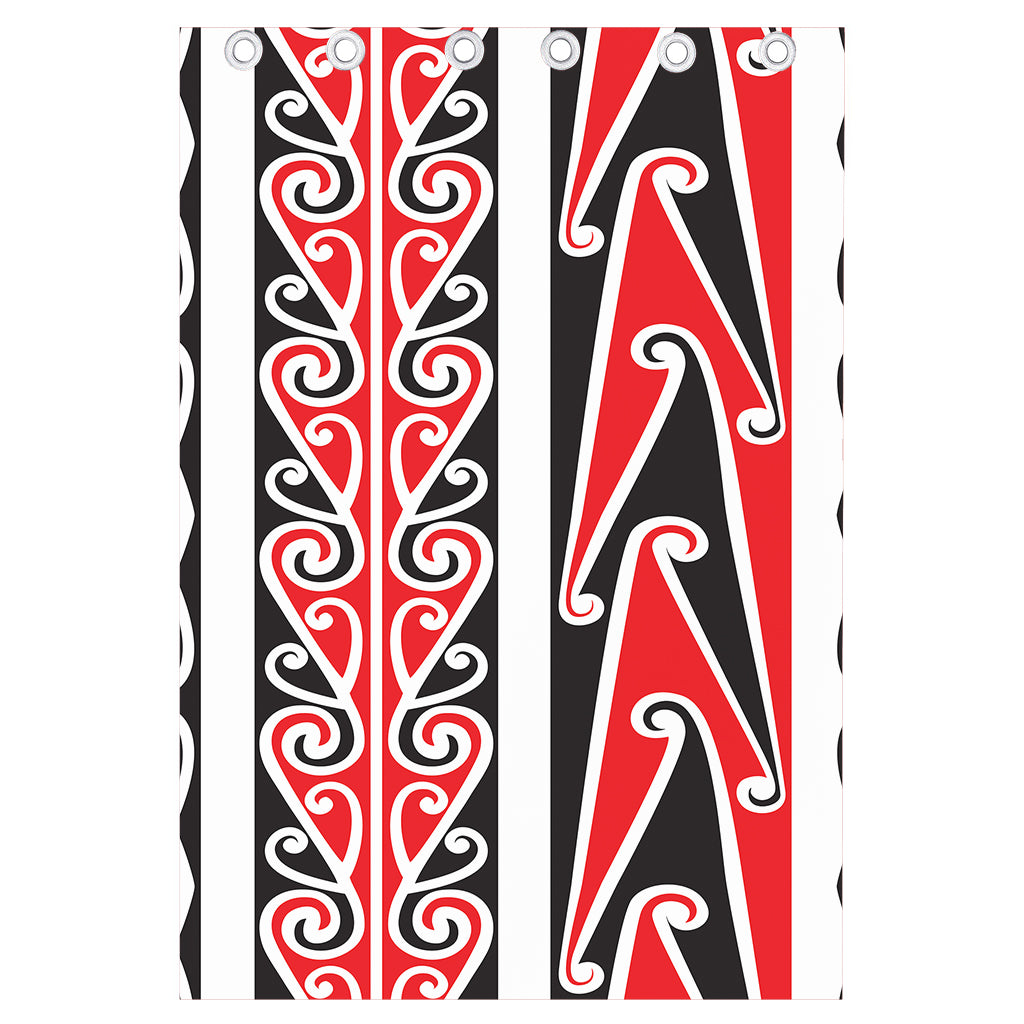 Maori Tribal Print Curtain