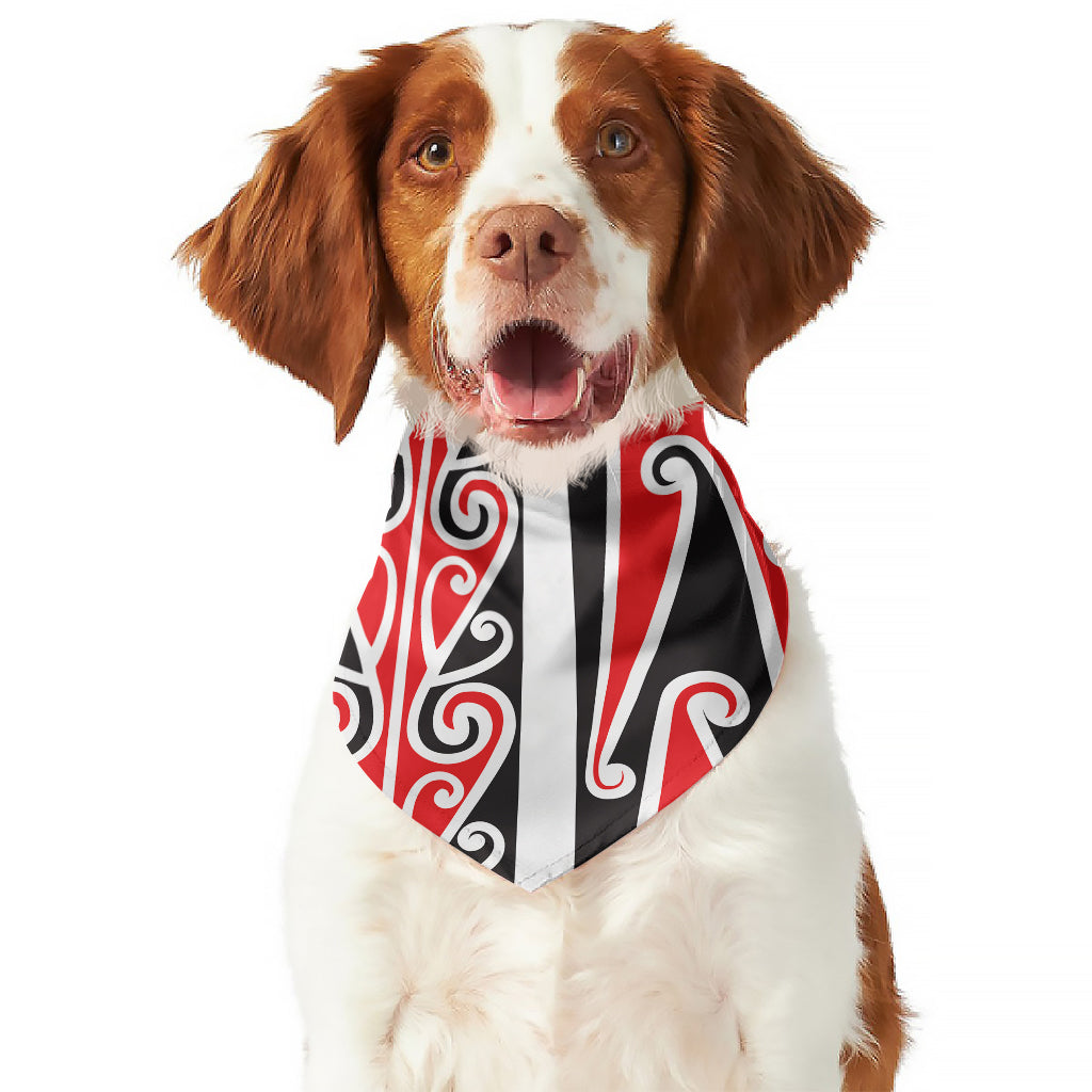 Maori Tribal Print Dog Bandana