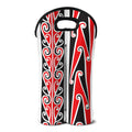 Maori Tribal Print Double Neoprene Wine Tote