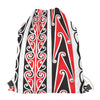 Maori Tribal Print Drawstring Bag