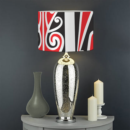 Maori Tribal Print Drum Lamp Shade