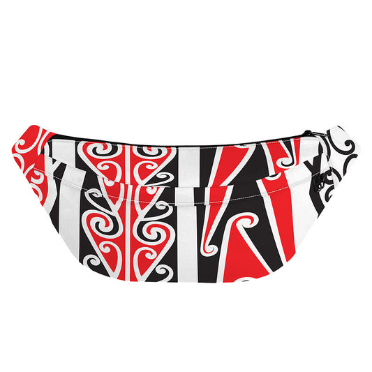 Maori Tribal Print Fanny Pack