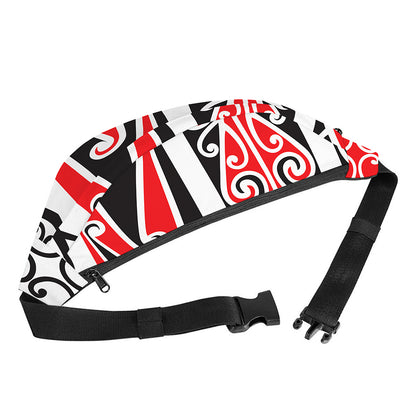 Maori Tribal Print Fanny Pack