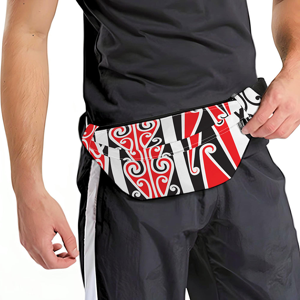 Maori Tribal Print Fanny Pack