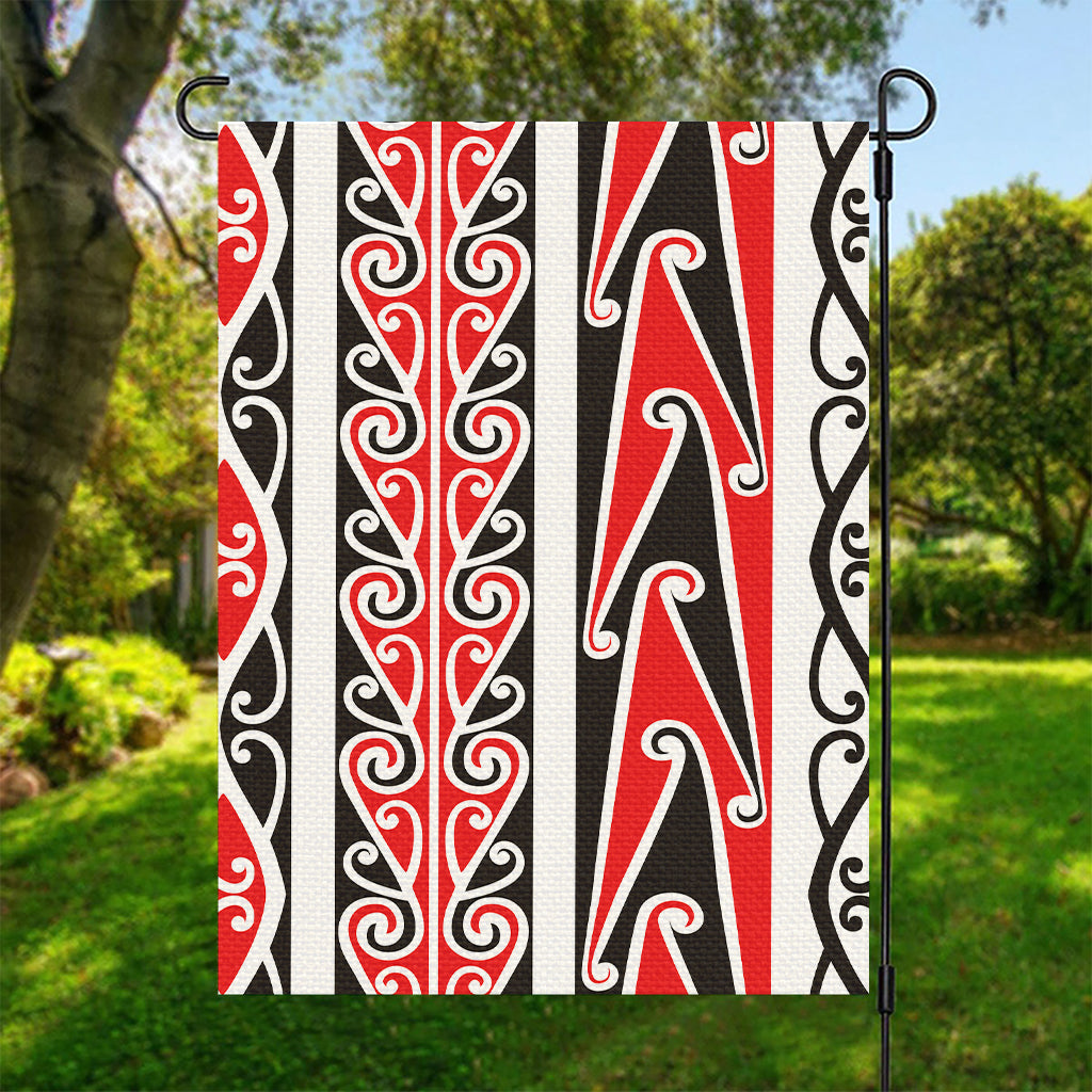 Maori Tribal Print Garden Flag