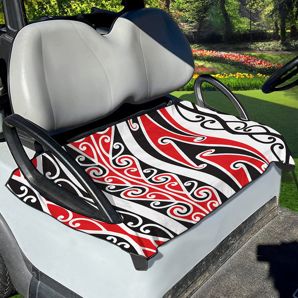 Maori Tribal Print Golf Cart Seat Cover