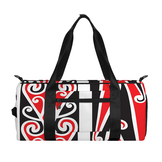 Maori Tribal Print Gym Bag