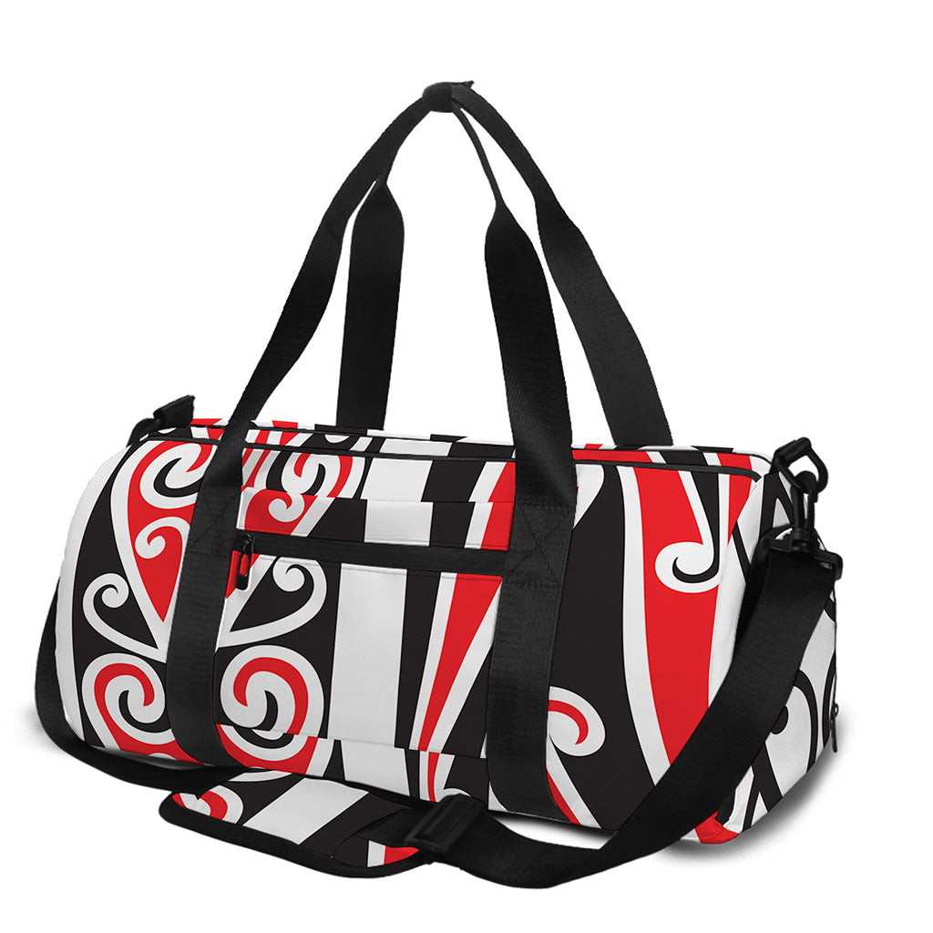 Maori Tribal Print Gym Bag