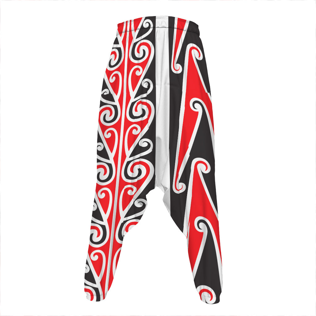 Maori Tribal Print Hammer Pants