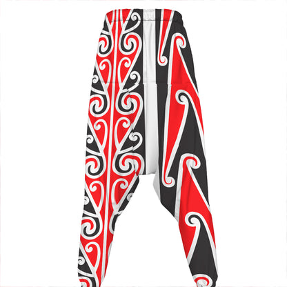 Maori Tribal Print Hammer Pants