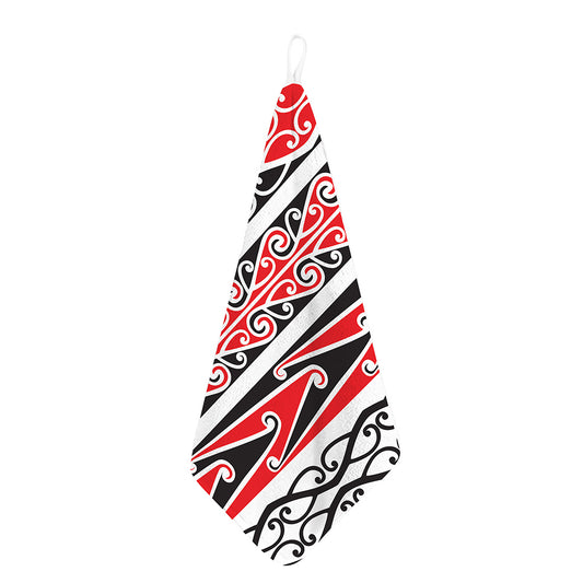 Maori Tribal Print Hand Towel