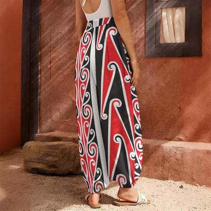 Maori Tribal Print Harem Pants