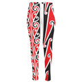 Maori Tribal Print High-Waisted Pocket Leggings
