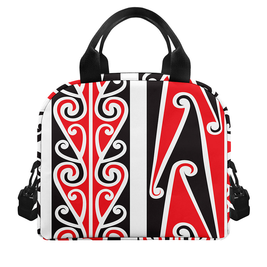 Maori Tribal Print Insulated Lunch Bag