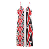 Maori Tribal Print Jersey Midi Cami Dress