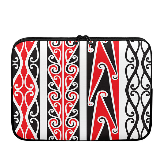 Maori Tribal Print Laptop Sleeve