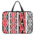 Maori Tribal Print Laptop Sleeve With Handle