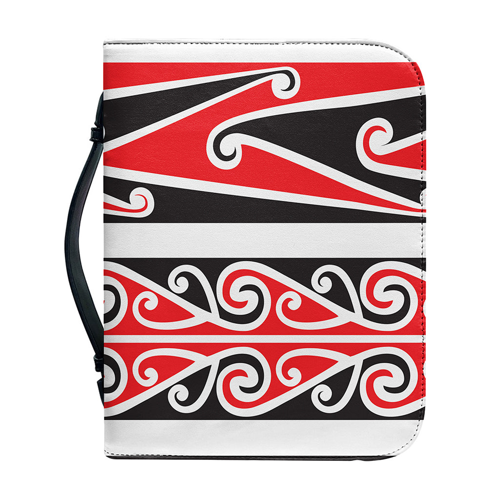 Maori Tribal Print Leather Bible Cover