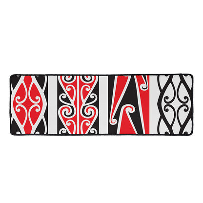 Maori Tribal Print Long Kitchen Mat