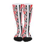 Maori Tribal Print Long Socks