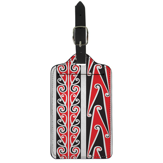 Maori Tribal Print Luggage Tag
