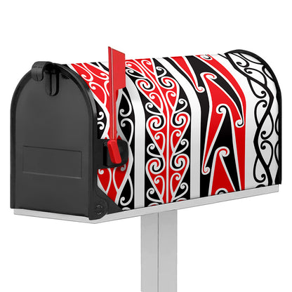 Maori Tribal Print Mailbox Cover