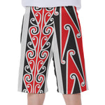 Maori Tribal Print Men's Beach Shorts