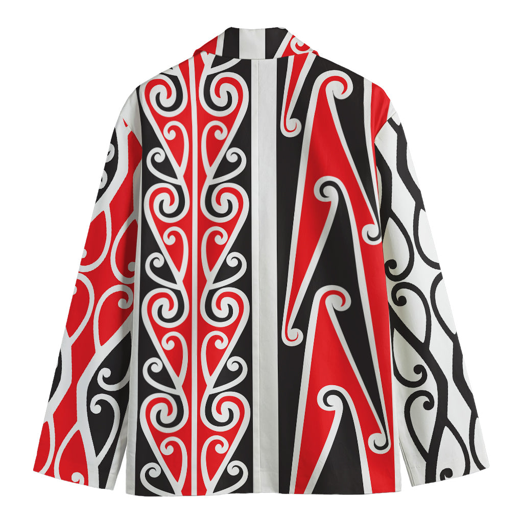 Maori Tribal Print Men's Blazer