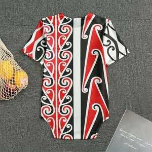 Maori Tribal Print Men's Bodysuit