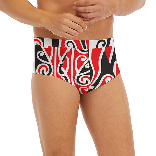 Maori Tribal Print Men's Briefs