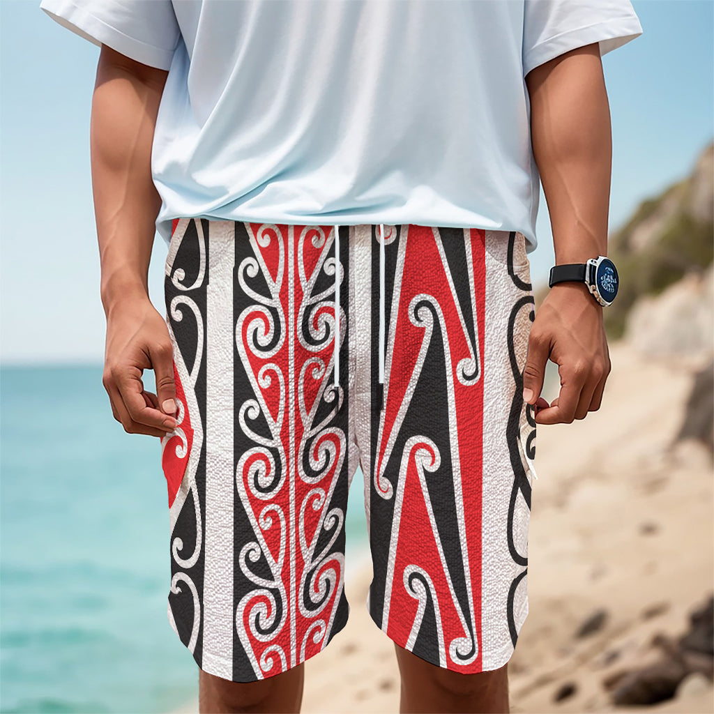 Maori Tribal Print Men's Cargo Shorts