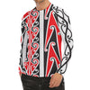 Maori Tribal Print Men's Long Sleeve Rash Guard