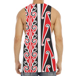 Maori Tribal Print Men's Muscle Tank Top