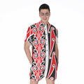Maori Tribal Print Men's Romper
