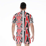 Maori Tribal Print Men's Rompers