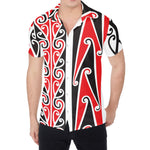 Maori Tribal Print Men's Shirt