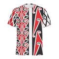 Maori Tribal Print Men's Athletic T-Shirt