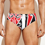 Maori Tribal Print Men's Swim Briefs