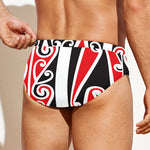 Maori Tribal Print Men's Swim Briefs