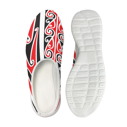 Maori Tribal Print Mesh Casual Shoes