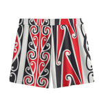 Maori Tribal Print Mesh Shorts