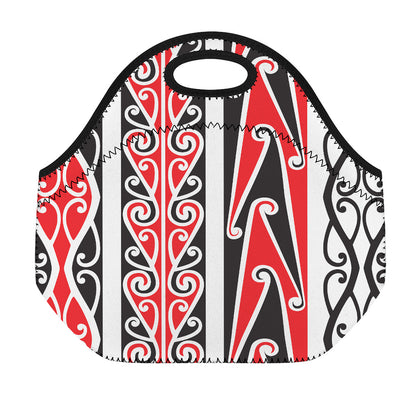 Maori Tribal Print Neoprene Lunch Bag