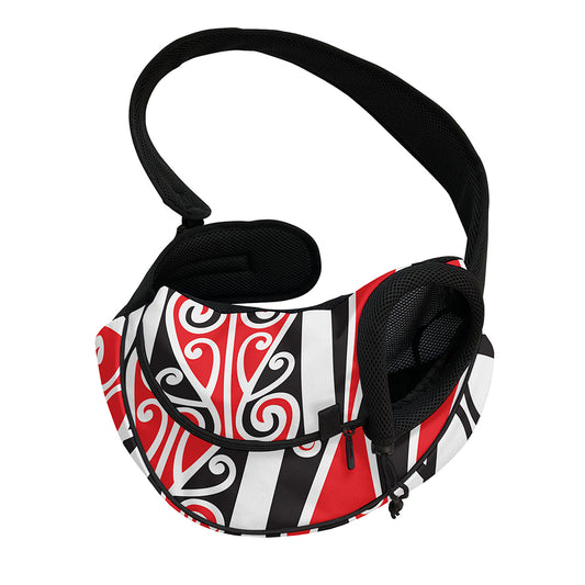 Maori Tribal Print Pet Sling Carrier