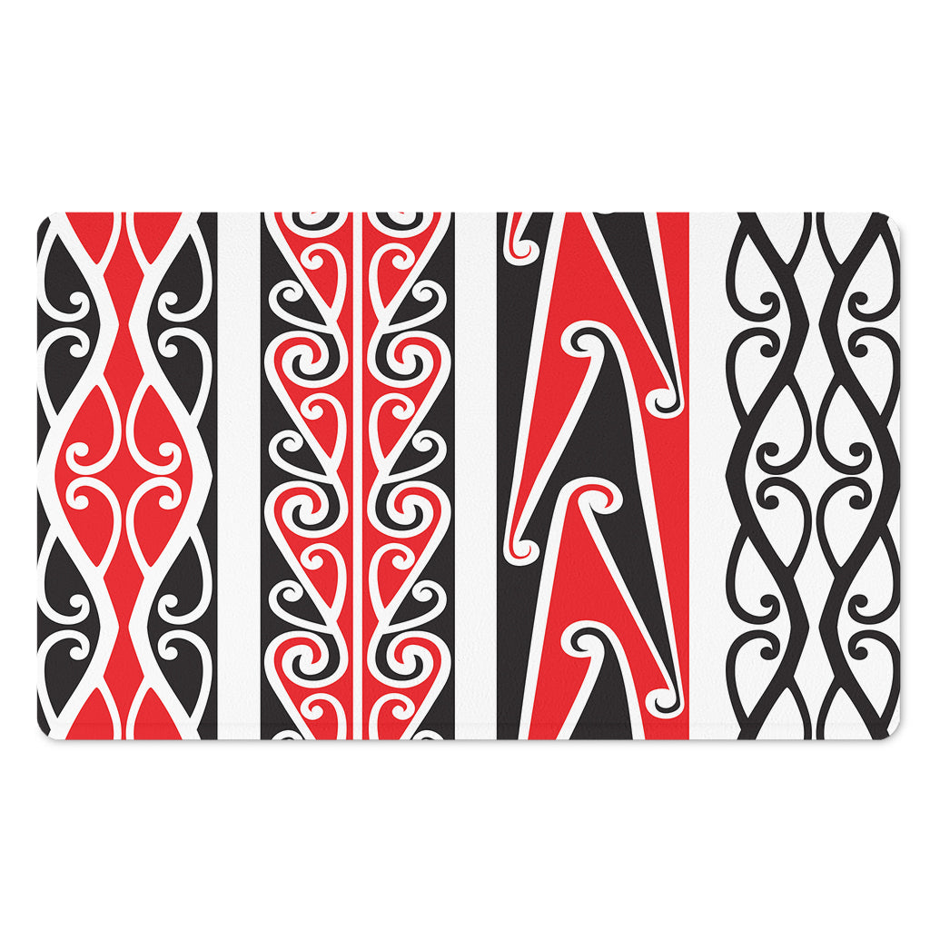 Maori Tribal Print Polyester Doormat